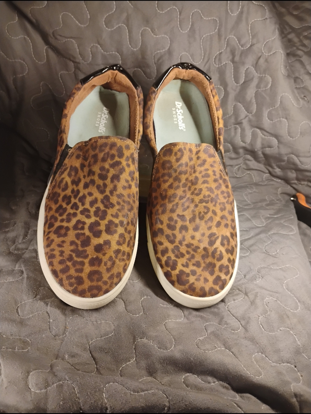 Dr. Scholl's Leopard Slip-On Sneakers - Brown Size 8.5m
